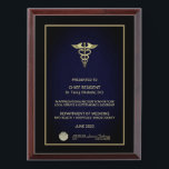 Award Plaque<br><div class="desc">Doctor Retirement Award Plaque is fully customizable and can be used for doctors retirement recognition award or for any other event purposes. Designed by Norman Reutter</div>