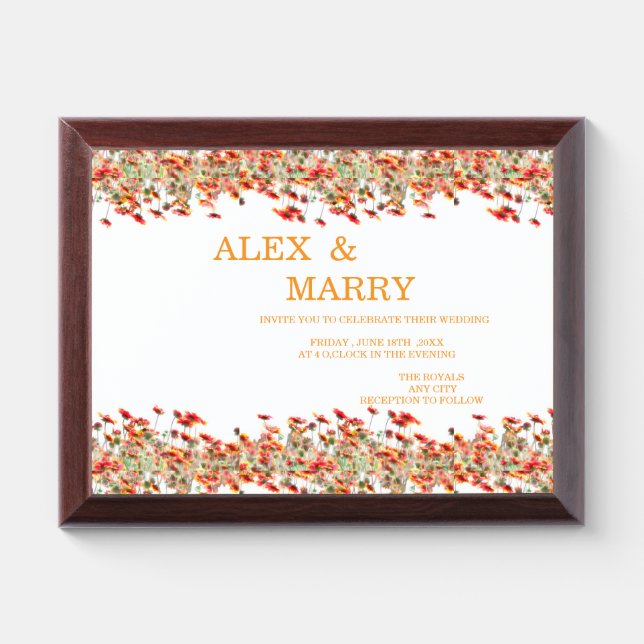 AWARD PLAQUE (Horizontal)