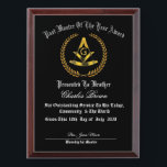 Award Plaque<br><div class="desc">Past Master of the year Award Plaque</div>