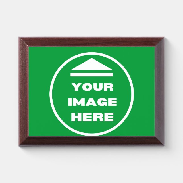 Award Plaque- Personalized - Add Image / Text  Plaque (Horizontal)