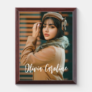 Award Plaque - photo & text personalized