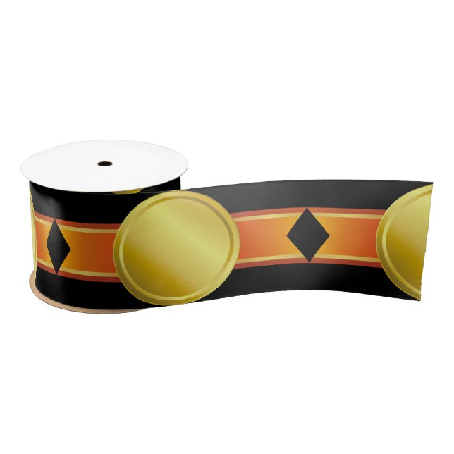 AWARD RIBBON gold III + your backgr. & text (Spool)