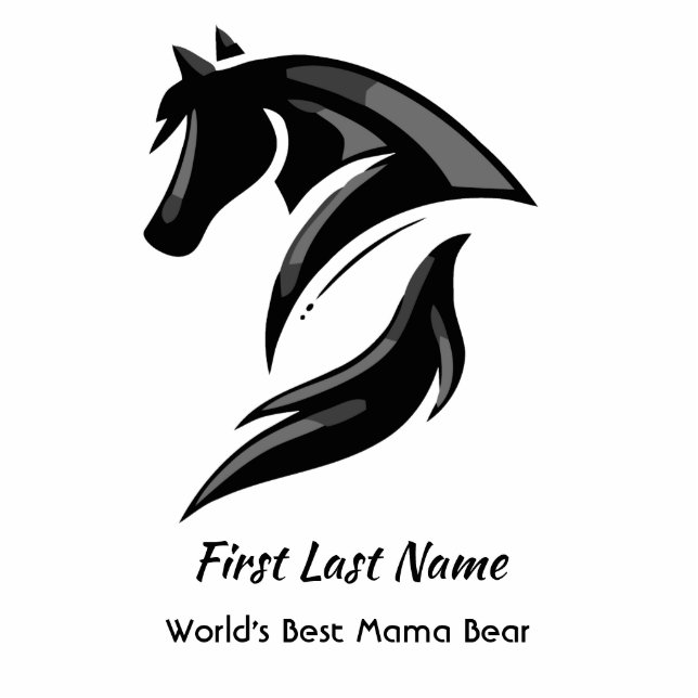 Award Trophy Horse Riding Competition  Cutout (Front)
