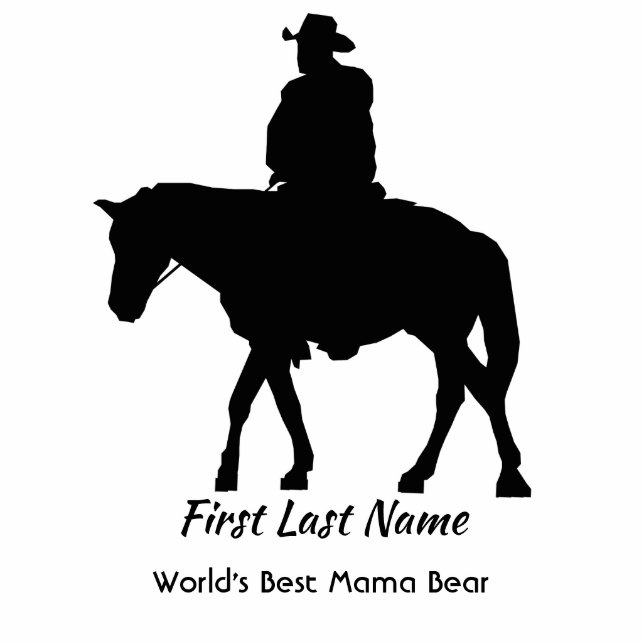 Award Trophy Western Horse Riding Competition  Cutout (Front)