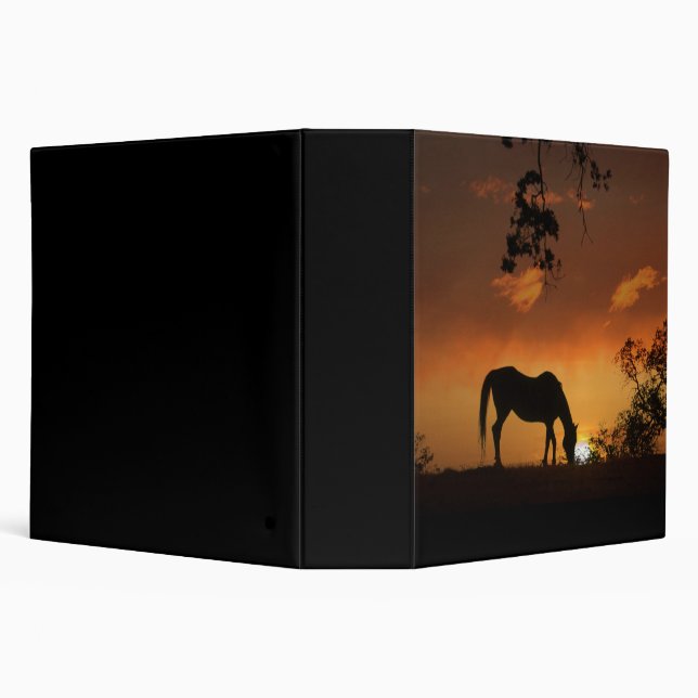 Award Winning Horse and Sunrise Image Binder (Background)
