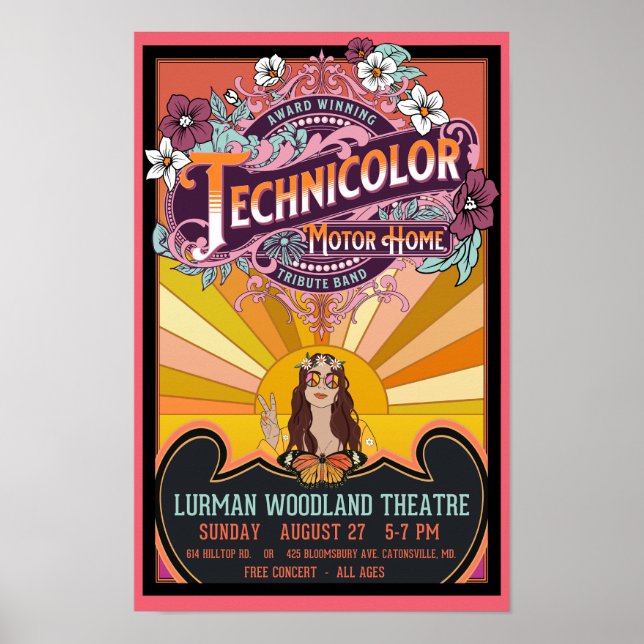 Award Winning Technicolor Lurman 2023 Poster (Front)