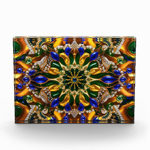 Award with Brazil Colors Design