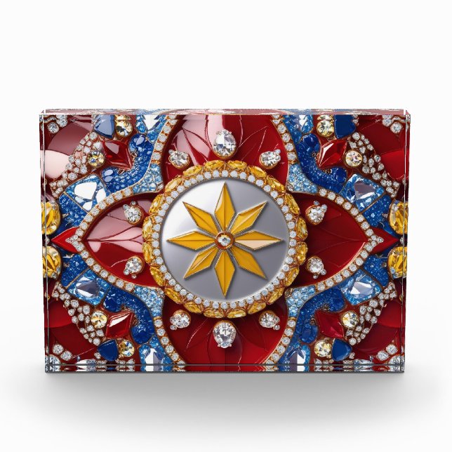 Award with Colombian Colors Design (Front)