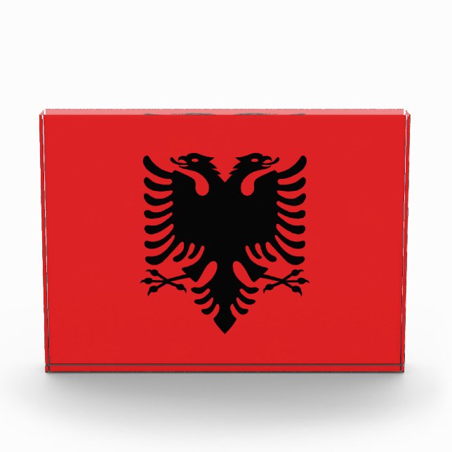 Award with flag of Albania (Front)