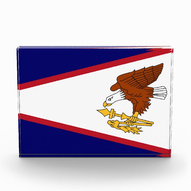 Award with flag of American Samoa, U.S.A. (Front)