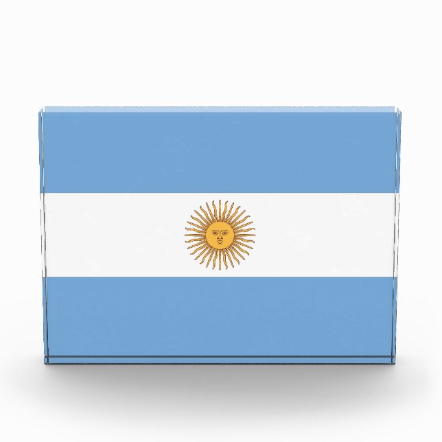 Award with flag of Argentina (Front)