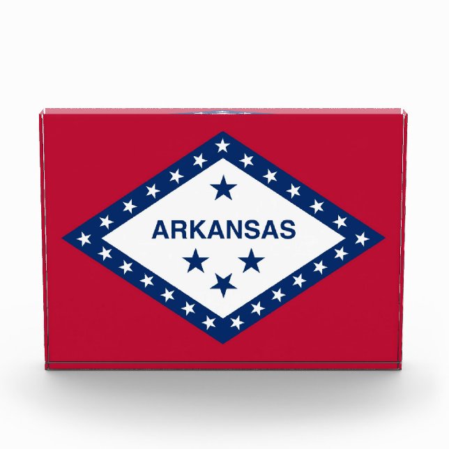 Award with flag of Arkansas, U.S.A. (Front)