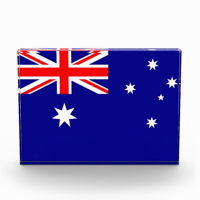 Award with flag of Australia (Front)