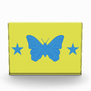 Award with flag of Bady Bassit, Brazil