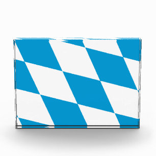 Award with flag of Bavaria, Germany