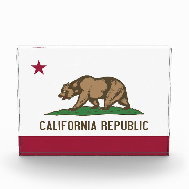 Award with flag of California, U.S.A. (Front)