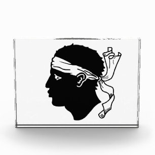 Award with flag of Corsica