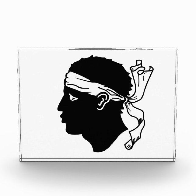 Award with flag of Corsica (Front)