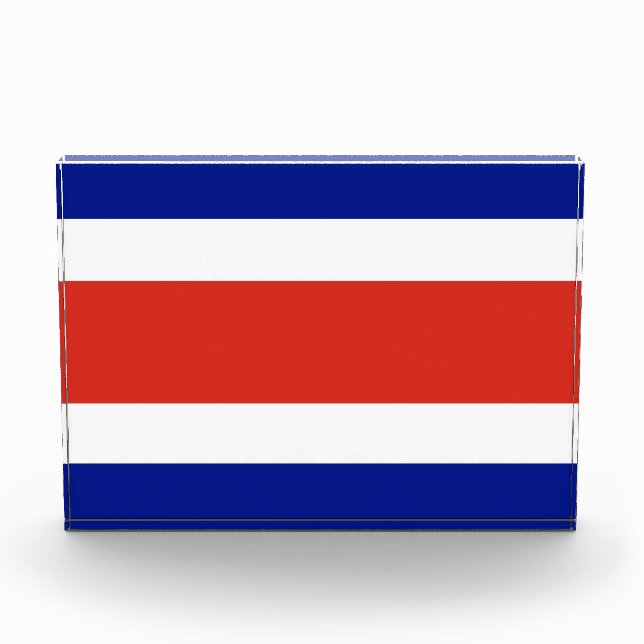 Award with flag of Costa Rica (Front)