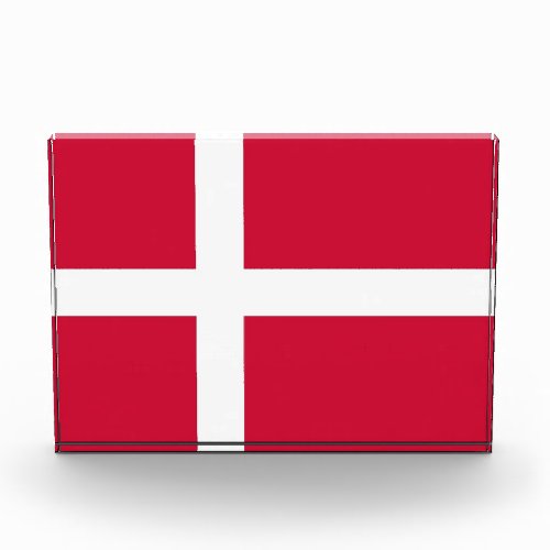 Award with flag of Denmark