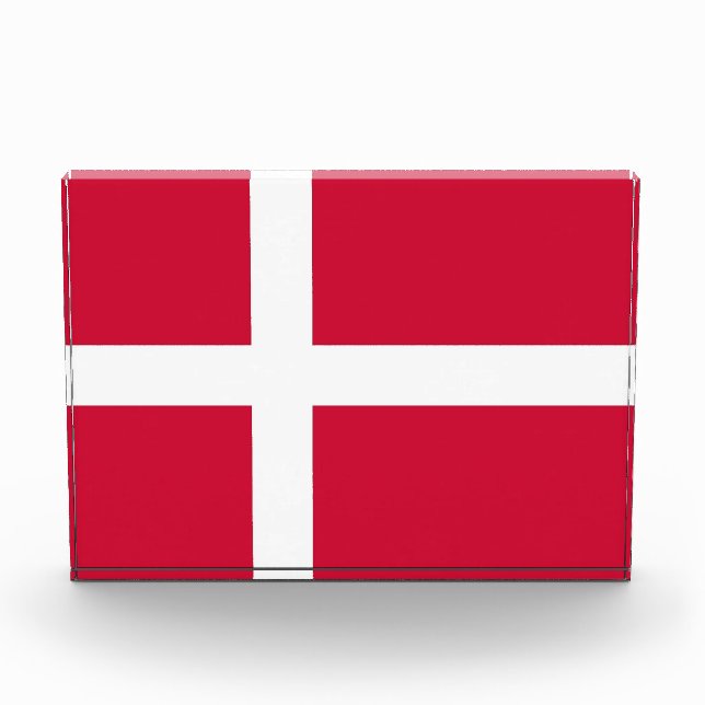 Award with flag of Denmark (Front)