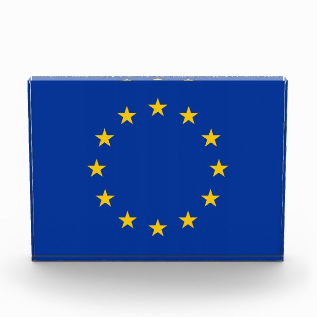 Award with flag of European Union (Front)