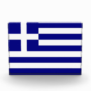Award with flag of Greece