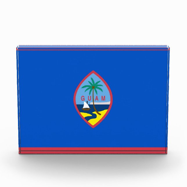 Award with flag of Guam, U.S.A. (Front)