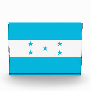 Award with flag of Honduras