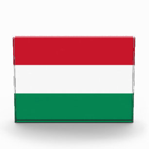Award with flag of Hungary