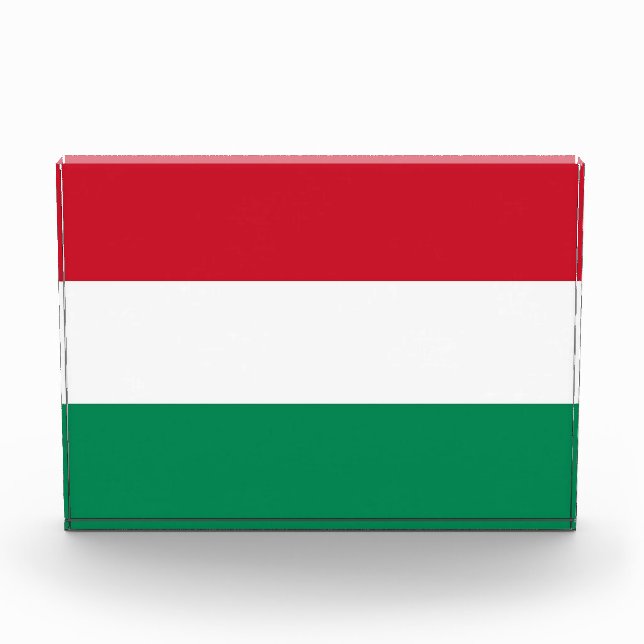 Award with flag of Hungary (Front)