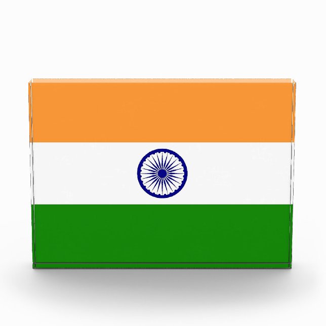 Award with flag of India (Front)