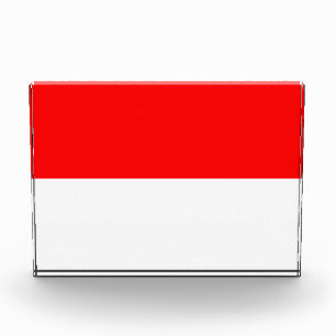 Award with flag of Indonesia