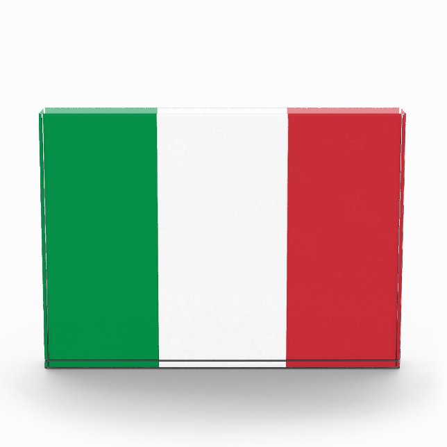 Award with flag of Italy (Front)