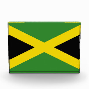 Award with flag of Jamaica
