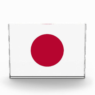 Award with flag of Japan