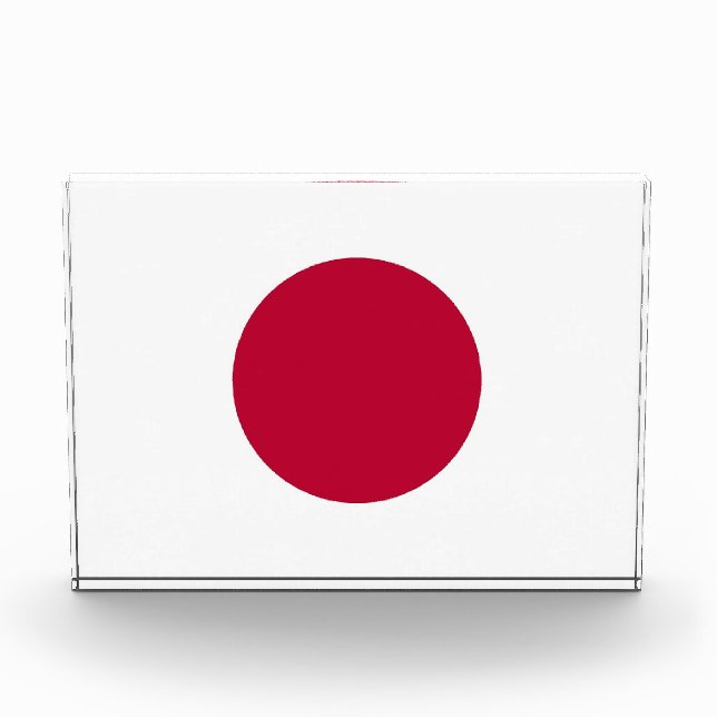 Award with flag of Japan (Front)
