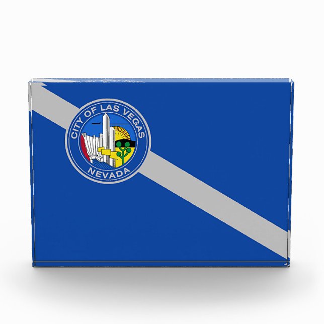 Award with flag of Las Vegas City, USA (Front)