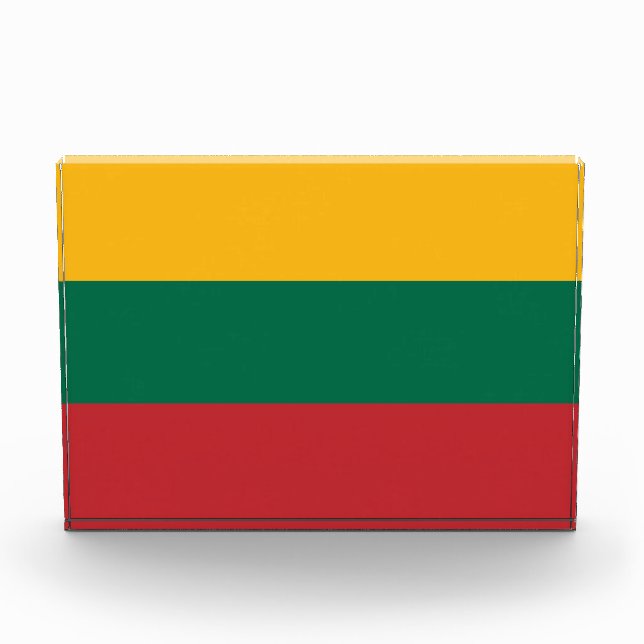 Award with flag of Lithuania (Front)