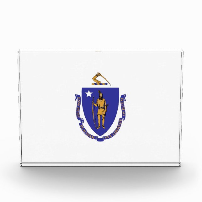 Award with flag of Massachusetts, U.S.A. (Front)