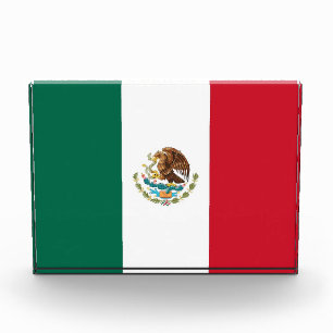 Award with flag of Mexico