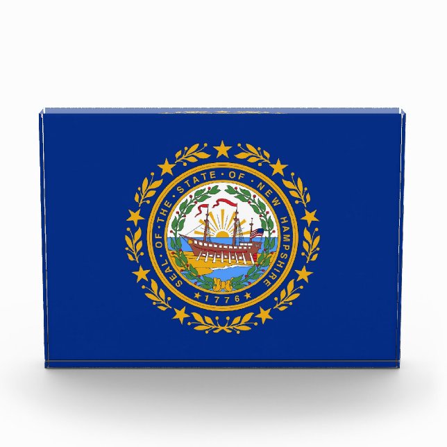 Award with flag of New Hampshire, U.S.A. (Front)