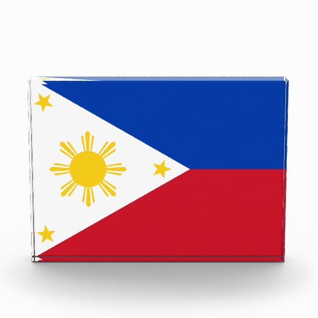 Award with flag of Philippines (Front)