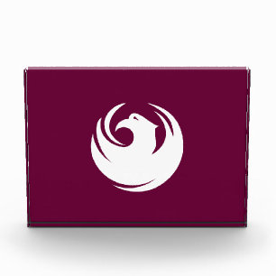 Award with flag of Phoenix, Arizona
