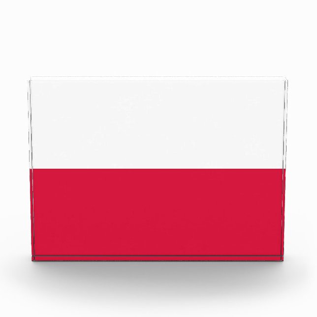 Award with flag of Poland (Front)