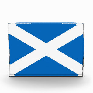 Award with flag of Scotland