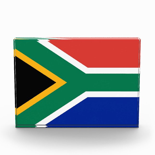 Award with flag of South Africa (Front)