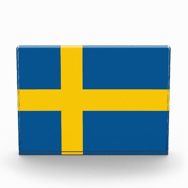 Award with flag of Sweden (Front)