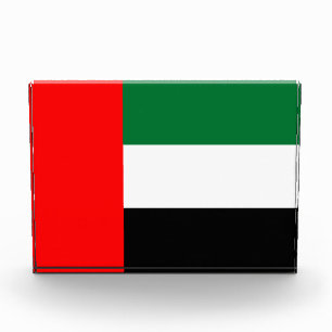Award with flag of United Arab Emirates