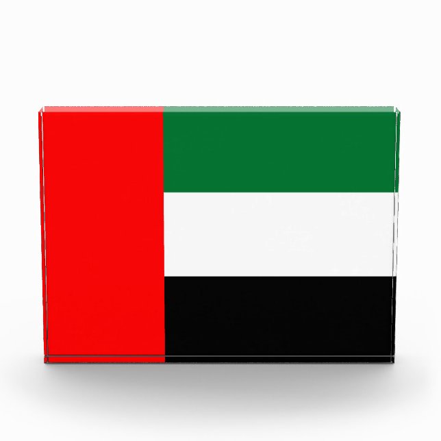 Award with flag of United Arab Emirates (Front)
